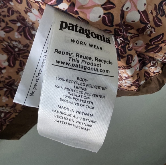 Patagonia S Gorpcore Hiking Cottagecore Diamond Quilted Back Pasture Jacket - Picture 14 of 15